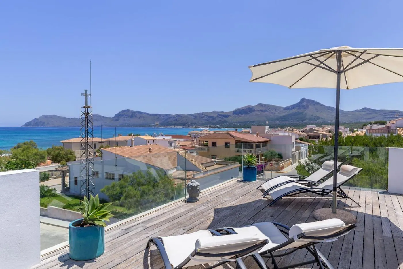 Ferienhaus Modern Panoramic Sea View House Mallorca Son Serra de Marina
