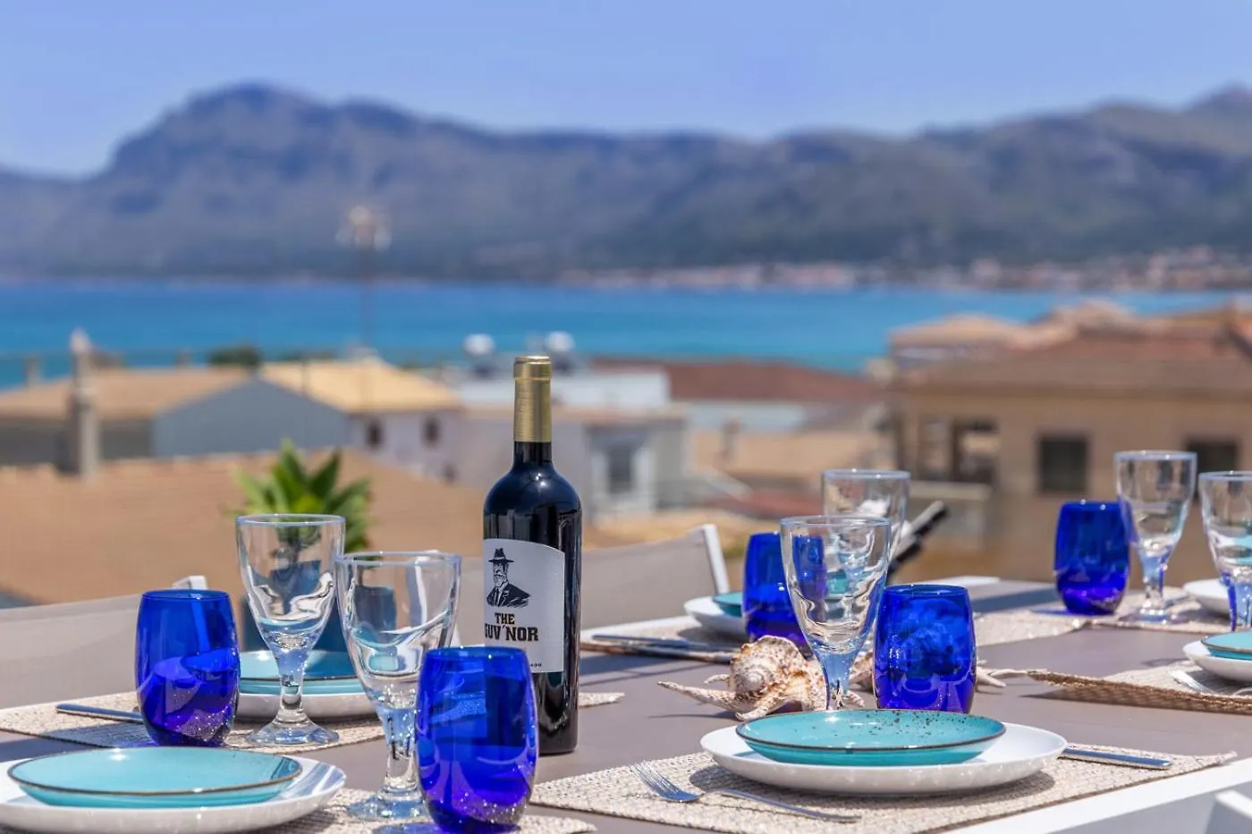Modern Panoramic Sea View House Mallorca Son Serra de Marina Spanien